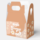Groovy One 1e verjaardag Boho Retro Daisy Bedankdoosjes (Geopend)
