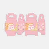 Groovy One 1e verjaardag Boho Retro Daisy Bedankdoosjes (Uitgevouwen)