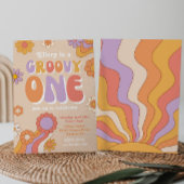 Groovy One Birthday Invitation | Uitnodiging 70