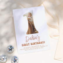 Groovy One Boho 70s Daisy Foto 1st Birthday Party