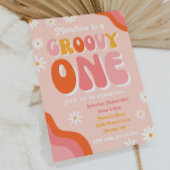 Groovy One First Birthday Invitation | |Groovy One Kaart