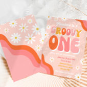Groovy One First Birthday Invitation | |Groovy One Kaart