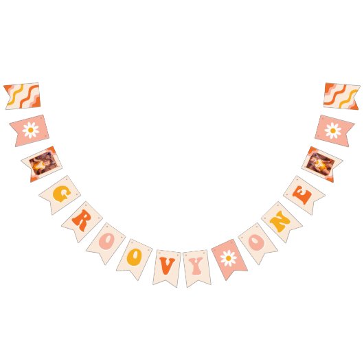 Groovy One First Birthday Photo Banner (Alle)