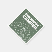 Groovy One Happy Camper Verjaardag Servetten (Hoek)