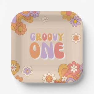 Groovy One Party Paper Borden Papieren Bordje