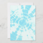 Groovy One Retro Boy First Birthday Invitation Kaart (Achterkant)