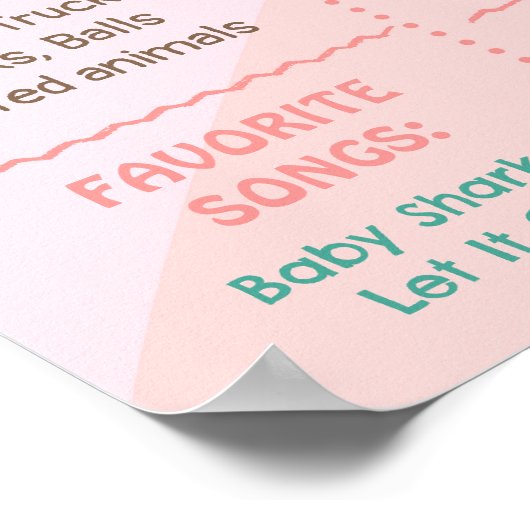 Groovy One Retro Daisy Birthday Milestone Sign Poster (Hoek)