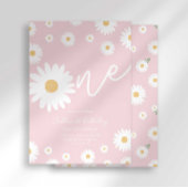 Groovy One Retro Daisy Boho Eerste Verjaardag Kaart