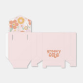 Groovy One Retro Floral eerste verjaardag Bedankdoosjes (Uitgevouwen)