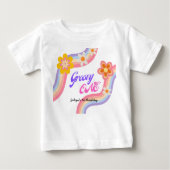 Groovy One Retro Rainbow 1e verjaardag (Voorkant)