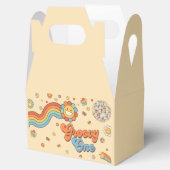 Groovy One Retro Regenboog 1e Verjaardagsfeest Bedankdoosjes (Geopend)