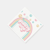 Groovy One Retro Summer Rainbow Servet (Hoek)