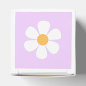 Groovy One Retro Sunshine Girl Tweede verjaardag Bedankdoosjes (Bovenkant)