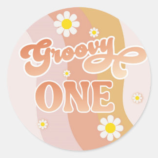 Groovy One Sticker 
