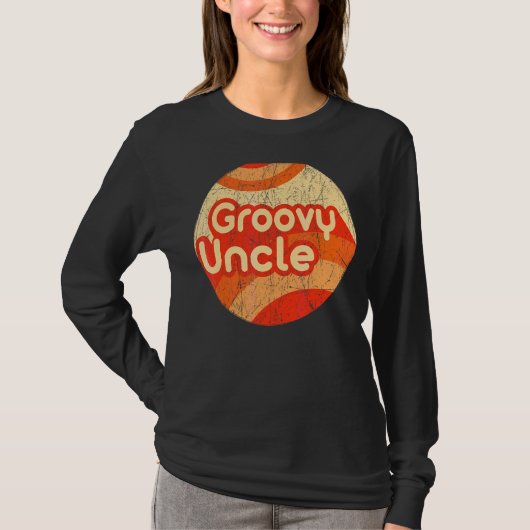 Groovy oom 70s Aesthetische Nostalgia 1970's Retro T-shirt (Voorkant)