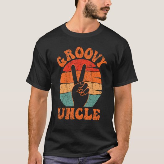 Groovy oom 70s Aesthetische Nostalgia 1970's Retro T-shirt (Voorkant)