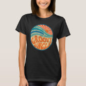 Groovy oom 70's Aesthetische Retro Oom Hipp uit 19 T-shirt (Voorkant)