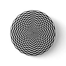 Groovy Op Art Button