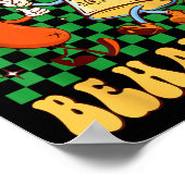 Groovy op mijn wurst gedrag worst & amp; Beer GL Poster (Hoek)