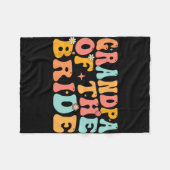 Groovy Opa Van De Bruid Trouw Shower Opa Fleece Deken (Voorkant (Horizontaal))