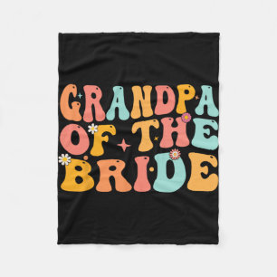 Groovy Opa Van De Bruid Trouw Shower Opa Fleece Deken
