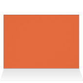 Groovy Oranje Bunco Tafelkaart voor Tafel 1 (Binnen Horizontaal (Boven))