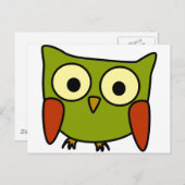 Groovy Owl Briefkaart (Voorkant / Achterkant)