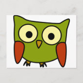 Groovy Owl Briefkaart (Voorkant)