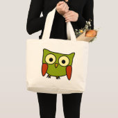 Groovy Owl Grote Tote Bag (Voorkant (product))