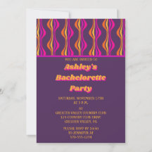Groovy Paars Disco Bachelorette Party