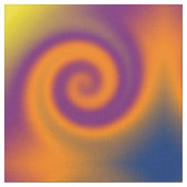 Groovy Paars Sinaasappel Stof (Close Up)