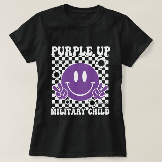 Groovy Paarse voor Kinder Shirt (Design voorkant)
