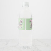 Groovy Paashaas Waterfles Label Etiket (Achterkant)