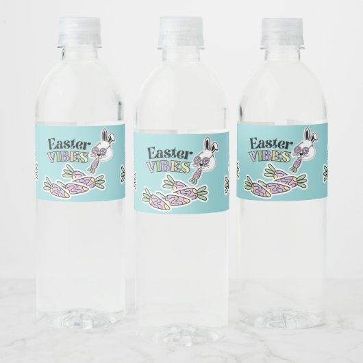 Groovy Paashaas Waterfles Label Etiket (Flessen)