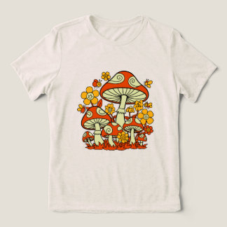 Groovy Paddenstoelentuin Delight Tri-Blend Shirt