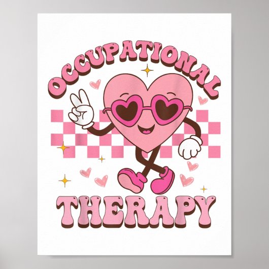Groovy Paediatric Occupational Therapy OT Valentij Poster (Voorkant)