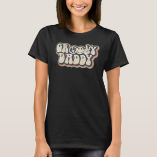 Groovy Papa 70s Aesthetische Nostalgia 1970's Retr T-shirt