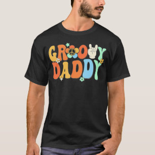 Groovy papa bijpassende familie 1e verjaardag deel t-shirt