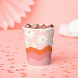 Groovy Party Cups | Groovy Birthday Cup Papieren Bekers