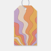 Groovy Party Favor Labels | Groovy Verjaardag Cadeaulabel (Achterkant)