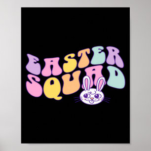 Groovy Pasen Team Familie Matching Pasen Dag Brood Poster