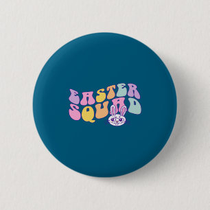Groovy Pasen Team Familie Matching Pasen Dag Brood Ronde Button 5,7 Cm