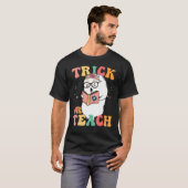 Groovy Peace Halloween Groovy Halloween Teachers T-shirt (Voorkant volledig)