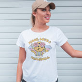 Groovy Peace, Liefde en Pickleball Retro T-shirt