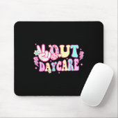 Groovy Peace Out Daycare Teacher Student Afstudere Muismat (Met muis)