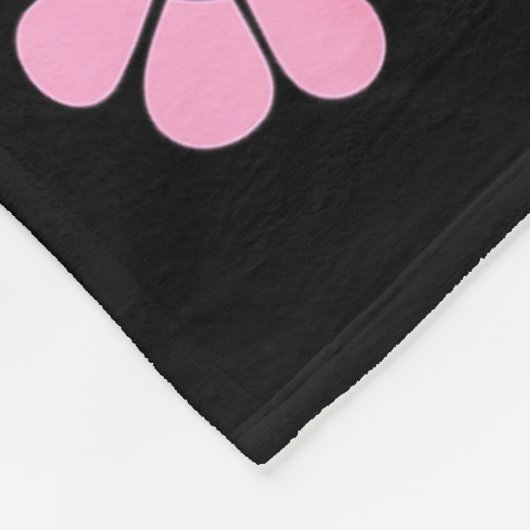 Groovy Peace Out Seven I'm 8 Years Old 8th Birthda Fleece Deken (Hoek)