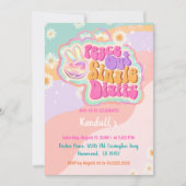 Groovy Peace Out Single Digits 10th Kaart (Voorkant)