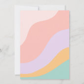 Groovy Peace Out Single Digits 10th Kaart (Achterkant)