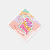 Groovy Peace Out Single Digits 10th Servet (Hoek)