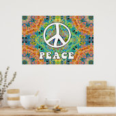 Groovy Peace Poster (Keuken)